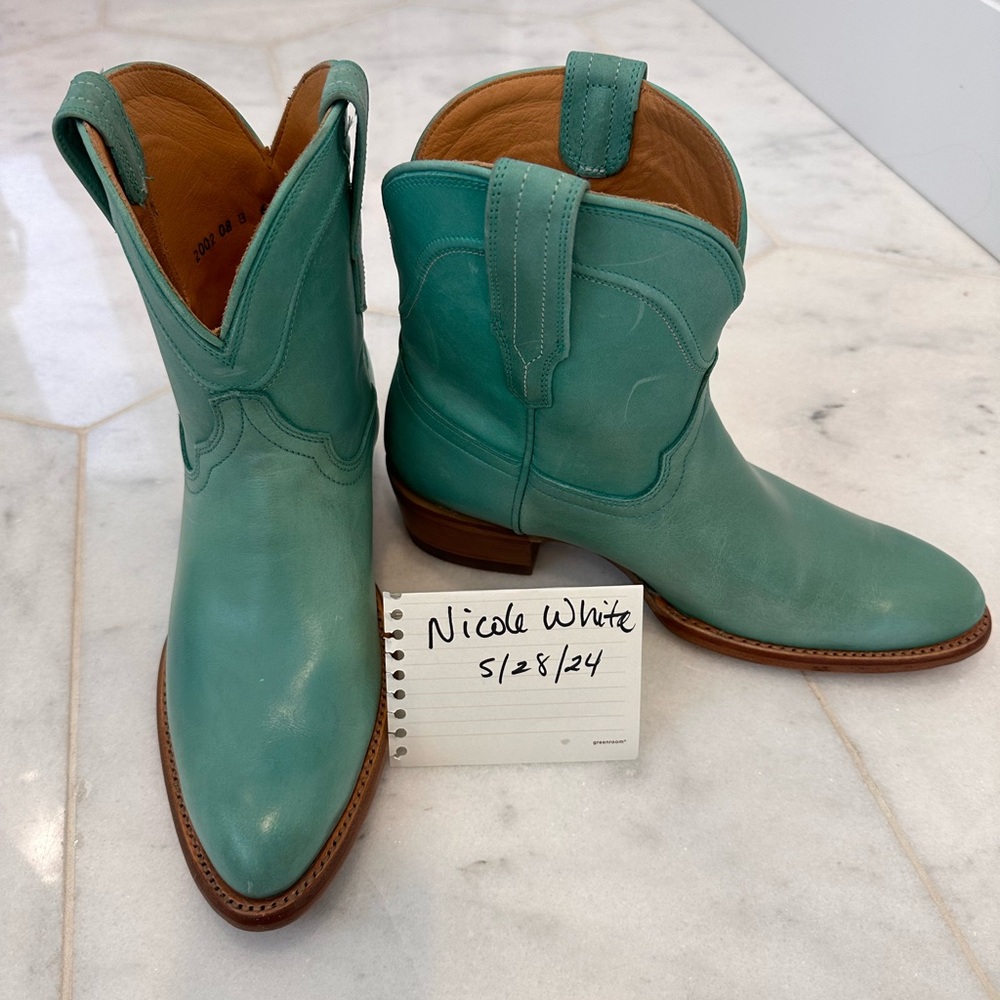 Tecovas teal Lucy boot.
